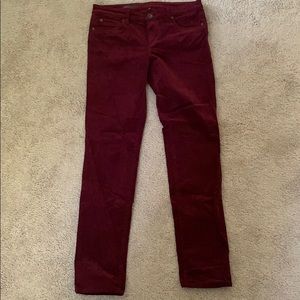 Kut from the Kloth Maroon Cords Size 10